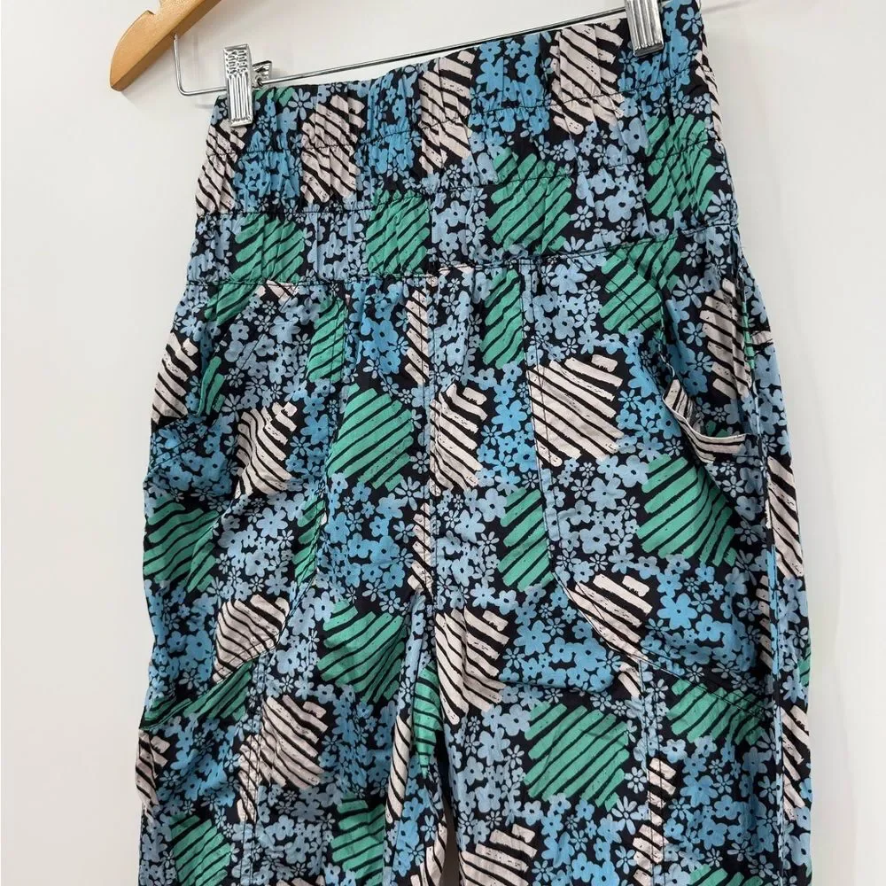 Free People Movement The Way Home Printed Jogger in Daisy Check Combo | XS